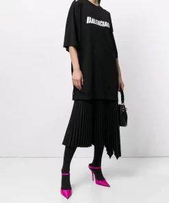 ( Nouvelle Collection ) Balenciaga T-shirt Oversize à Logo Homme -Vente magasin Balenciaga 16192965 32409379 600