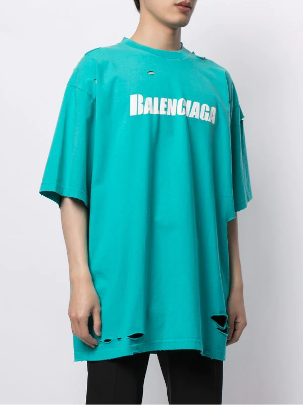( Positively Conscious ) Balenciaga T-shirt Oversize à Logo Homme 6 ( Positively Conscious ) Balenciaga T-shirt Oversize à Logo Homme – Image 4