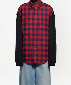 ( Positively Conscious ) Balenciaga Chemise à Manches Structurées Femme 9 ( Positively Conscious ) Balenciaga Chemise à Manches Structurées Femme -Vente magasin Balenciaga 16192975 33854770 600