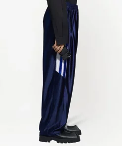 ( Positively Conscious ) Balenciaga 4100 DARK NAVY Pantalon De Jogging 50/50 Homme -Vente magasin Balenciaga 16193587 32873184 600