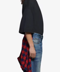 ( Positively Conscious ) Balenciaga 4915 DIRTY DARK BLUE Jean à Détail De Chemise Femme 9 ( Positively Conscious ) Balenciaga 4915 DIRTY DARK BLUE Jean à Détail De Chemise Femme -Vente magasin Balenciaga 16193608 32949738 600