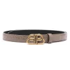 ( Positively Conscious ) Balenciaga Ceinture à Boucle Logo 1212 MINK GREY -Vente magasin Balenciaga 16193623 32496036 600