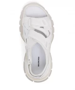 ( Positively Conscious ) Balenciaga Sandales Track à Attaches Scratch 9000 WHITE -Vente magasin Balenciaga 16193632 33790769 600