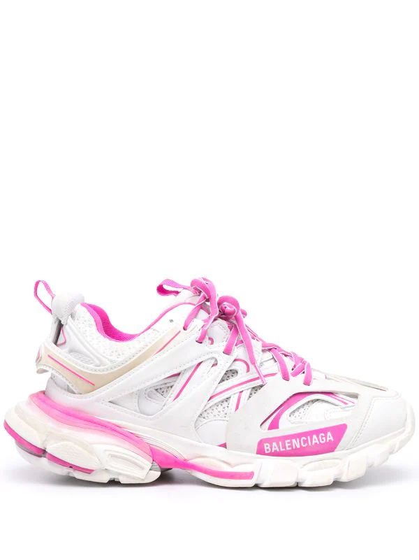 ( Positively Conscious ) Balenciaga Baskets Track 9055 WHITE/FLUO PINK 3 ( Positively Conscious ) Balenciaga Baskets Track 9055 WHITE/FLUO PINK