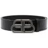 ( Nouvelle Collection ) Balenciaga 1000 BLACK Ceinture à Boucle Logo Homme -Vente magasin Balenciaga 16193710 32493293 600