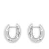 ( Positively Conscious ) Balenciaga Boucles D'oreilles Loop XXS 0926 SHINY SILVER