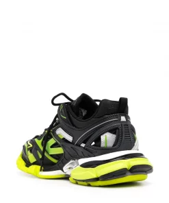 ( Positively Conscious ) Balenciaga Baskets Track.2 Open 1073 BLACK/YELLOW -Vente magasin Balenciaga 16195005 33072145 600