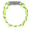 ( Positively Conscious ) Balenciaga Bracelet En Corde à Plaque Logo 1402 YELLOW/BK/ANT SILV -Vente magasin Balenciaga 16195020 32776181 600