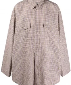 ( Sélection Access ) Balenciaga Chemise à Logo Brodé Femme