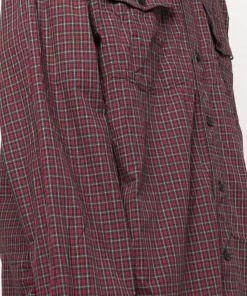 ( Positively Conscious ) Balenciaga Chemise Oversize à Carreaux 6100 RED/KHAKI 13 ( Positively Conscious ) Balenciaga Chemise Oversize à Carreaux 6100 RED/KHAKI -Vente magasin Balenciaga 16202888 37407231 600