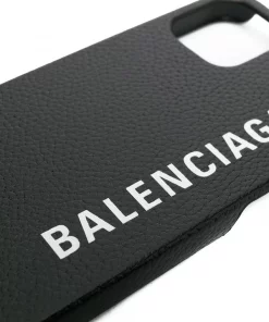 ( Positively Conscious ) Balenciaga Coque D'iPhone 12 Mini à Logo Femme -Vente magasin Balenciaga 16243149 31026986 600