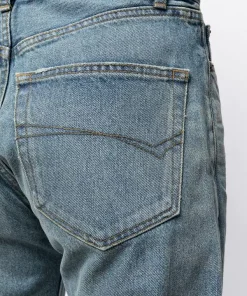 ( Positively Conscious ) Balenciaga Jean Normal à Coupe Droite 8146 DIRT SMOKY LIGHT BLU -Vente magasin Balenciaga 16579593 34064009 600