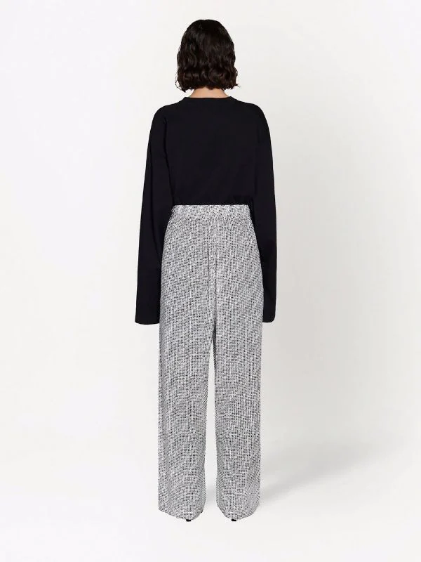 ( Positively Conscious ) Balenciaga Pantalon Imprimé à Coupe Ample Femme 5 ( Positively Conscious ) Balenciaga Pantalon Imprimé à Coupe Ample Femme – Image 3