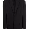 ( Positively Conscious ) Balenciaga Blazer Droit à Effet Usé Homme
