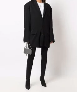 ( Positively Conscious ) Balenciaga Blazer Droit à Effet Usé Homme -Vente magasin Balenciaga 16579635 34568262 600