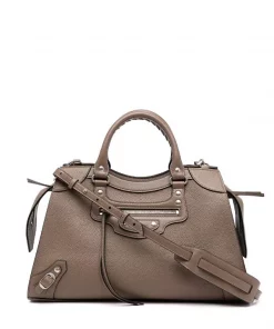 ( Positively Conscious ) Balenciaga Sac à Main Neo Classic City 1212 MINK GREY