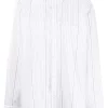 ( Positively Conscious ) Balenciaga Chemise à Fines Rayures Femme