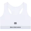 ( Positively Conscious ) Balenciaga Brassière De Sport à Broderies 9000 WHITE -Vente magasin Balenciaga 16579734 33828572 600