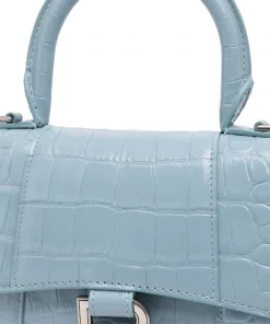 ( Positively Conscious ) Balenciaga 4712 BLUE GREY Petit Sac à Main Hourglass Femme -Vente magasin Balenciaga 16580706 33618587 600