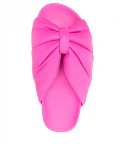 ( Positively Conscious ) Balenciaga Claquettes Puffy En Cuir à Fronces Femme -Vente magasin Balenciaga 16580743 35675491 600