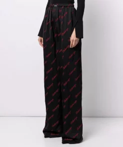 ( Positively Conscious ) Balenciaga Pantalon à Logo Brodé Femme -Vente magasin Balenciaga 16580757 33755484 600