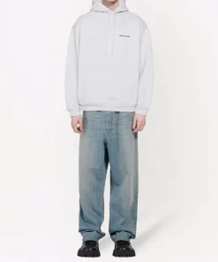 ( Positively Conscious ) Balenciaga Hoodie à Logo Imprimé 1167 HEATHER GREY/BLACK 8 ( Positively Conscious ) Balenciaga Hoodie à Logo Imprimé 1167 HEATHER GREY/BLACK -Vente magasin Balenciaga 16580765 34652985 600