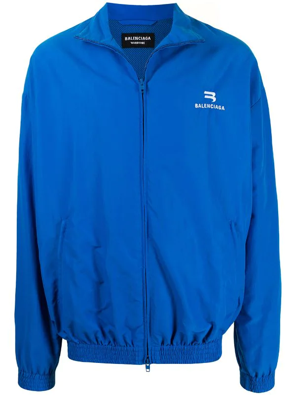 ( Positively Conscious ) Balenciaga Veste De Sport à Logo Brodé Homme 3 ( Positively Conscious ) Balenciaga Veste De Sport à Logo Brodé Homme