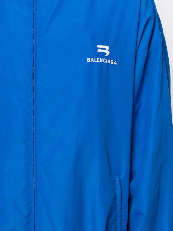 ( Positively Conscious ) Balenciaga Veste De Sport à Logo Brodé Homme 7 ( Positively Conscious ) Balenciaga Veste De Sport à Logo Brodé Homme – Image 5