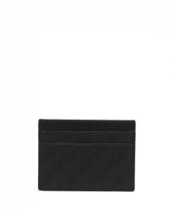 ( Positively Conscious ) Balenciaga 1000 BLACK Porte-cartes à Détails De Perforations Homme