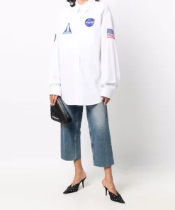 ( Positively Conscious ) Balenciaga Chemise Space à Patch Logo Homme 11 ( Positively Conscious ) Balenciaga Chemise Space à Patch Logo Homme -Vente magasin Balenciaga 16580810 34884859 600