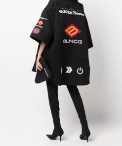 ( Positively Conscious ) Balenciaga Chemise Gamer à Manches Courtes Homme -Vente magasin Balenciaga 16580811 35528412 600