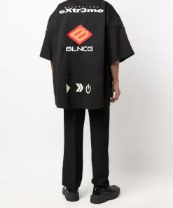 ( Positively Conscious ) Balenciaga Chemise Gamer à Manches Courtes Homme -Vente magasin Balenciaga 16580811 35529677 600