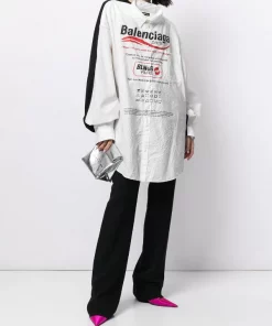 ( Positively Conscious ) Balenciaga Chemise Dry Cleaning 9000 WHITE -Vente magasin Balenciaga 16580871 34014525 600