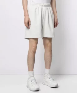 ( Positively Conscious ) Balenciaga Short De Sport Political Campaign à Logo 9084 DIRTY WHITE/BLK/BLUE -Vente magasin Balenciaga 16580876 33648851 600