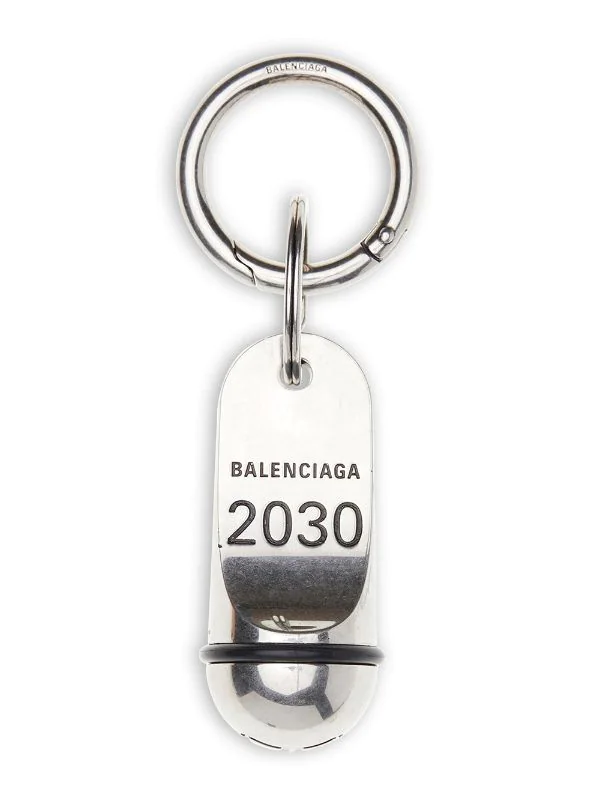 ( Positively Conscious ) Balenciaga Porte-clés Hotel 2030 0911 ANTIQUE SILVER 5 ( Positively Conscious ) Balenciaga Porte-clés Hotel 2030 0911 ANTIQUE SILVER – Image 3