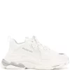 ( Positively Conscious ) Balenciaga Baskets Triple S 1200 WHITE/METAL GREY