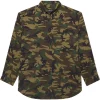 ( Positively Conscious ) Balenciaga Chemise à Imprimé Camoouflage 2840 KHAKI