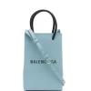 ( Positively Conscious ) Balenciaga Mini Sac Shopping à Logo Imprimé Femme
