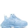 ( Positively Conscious ) Balenciaga 4090 LIGHT BLEU/ WHITE Baskets Triple S Femme