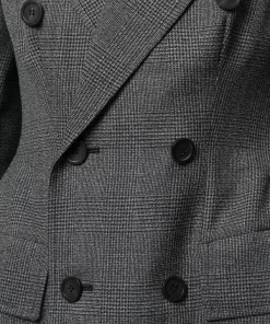 ( Positively Conscious ) Balenciaga Blazer Hourglass à Boutonnière Croisée Femme -Vente magasin Balenciaga 16581428 34015083 600