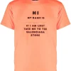 ( Positively Conscious ) Balenciaga 7513 FLUO ORANGE/BLACK T-shirt à Slogan Imprimé Femme 1 ( Positively Conscious ) Balenciaga 7513 FLUO ORANGE/BLACK T-shirt à Slogan Imprimé Femme -Vente magasin Balenciaga 16581437 35700030 600