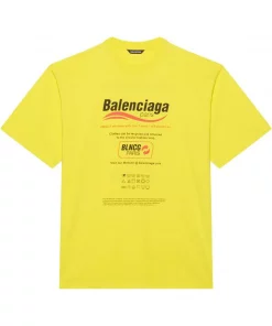 ( Positively Conscious ) Balenciaga T-shirt à Logo Imprimé Homme