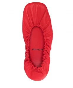 ( Positively Conscious ) Balenciaga 6590 SUPER RED Ballerines Tug Femme -Vente magasin Balenciaga 16581495 35420288 600