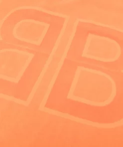 ( Positively Conscious ) Balenciaga Serviette De Plage à Logo BB 7500 ORANGE -Vente magasin Balenciaga 16581501 33382515 600