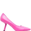 ( Positively Conscious ) Balenciaga 5321 NEON PINK Escarpins Void 80 Mm Femme