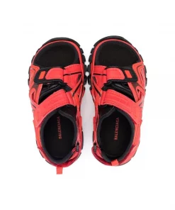 ( Positively Conscious ) Balenciaga 6010 DEEP RED/ BLACK Sandales à Attache Scratch Enfant 5 ( Positively Conscious ) Balenciaga 6010 DEEP RED/ BLACK Sandales à Attache Scratch Enfant -Vente magasin Balenciaga 16581572 35681137 600