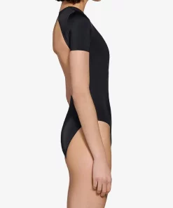 ( Positively Conscious ) Balenciaga 1000 BLACK Maillot De Bain à Manches Courtes Femme -Vente magasin Balenciaga 16581588 33862958 600
