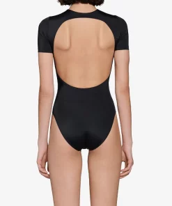 ( Positively Conscious ) Balenciaga 1000 BLACK Maillot De Bain à Manches Courtes Femme -Vente magasin Balenciaga 16581588 33862959 600