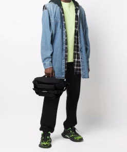 ( Positively Conscious ) Balenciaga 1000 BLACK Sacoche à Patch Logo Homme -Vente magasin Balenciaga 16792081 34742736 600