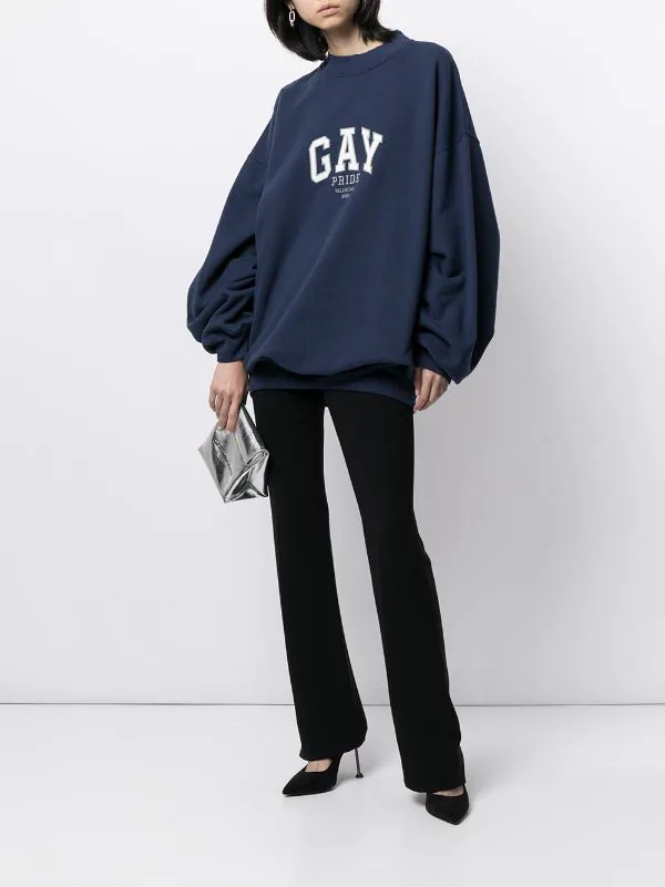 ( Positively Conscious ) Balenciaga Sweat Pride Oversize Femme 4 ( Positively Conscious ) Balenciaga Sweat Pride Oversize Femme – Image 2